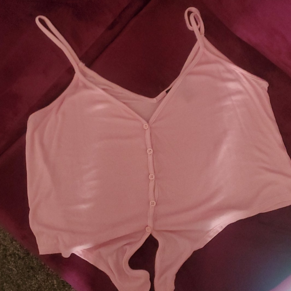 NWOT Tie Crop Top
